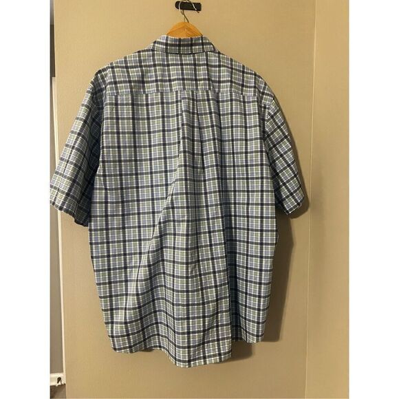 Jos A Bank Men’s Size XL Casual Button Down Shirt Multicolor Plaid Short Sleeve - Picture 2 of 5